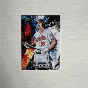 Trey Mancini Baltimore Orioles Art Print with Player